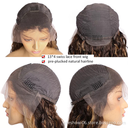 wholesale 180% Density Hd Full Lace Human Hair Wigs Women Brazilian Virgin Hair Lace Front Wig For Black Transparent Vendor